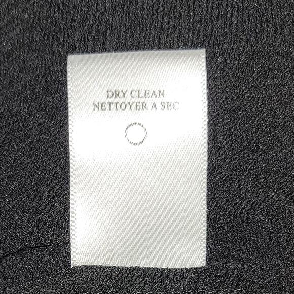 A.L.C. Silk Color Block Lace Embroidered Pencil Skirt Size 8 Blue Black Luxury - Picture 7 of 8